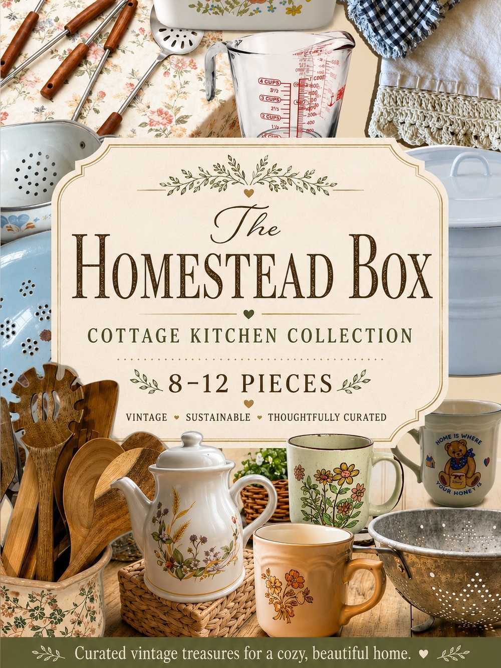 🧺The Homestead Box🧺Cottage Kitchen Collection (8-12 Pieces)
